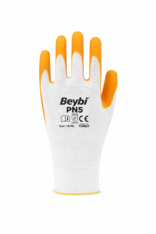 BEYBİ PN5 NİTRİL SARI ELDİVEN