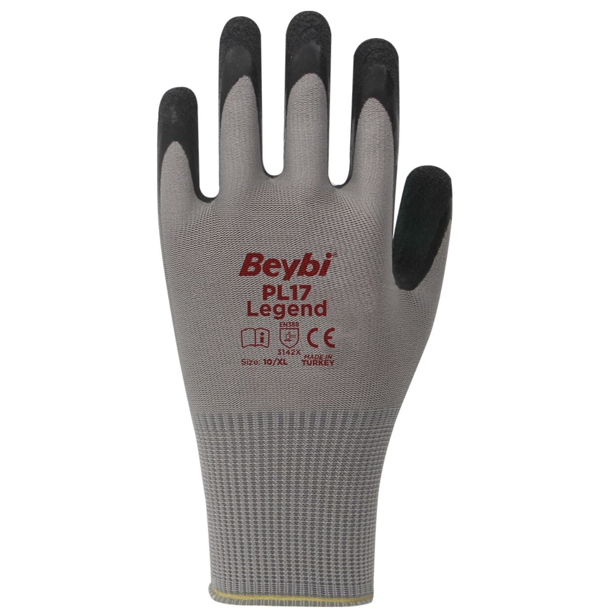 PL17 Legend Polyester Örme Lateks Eldiven